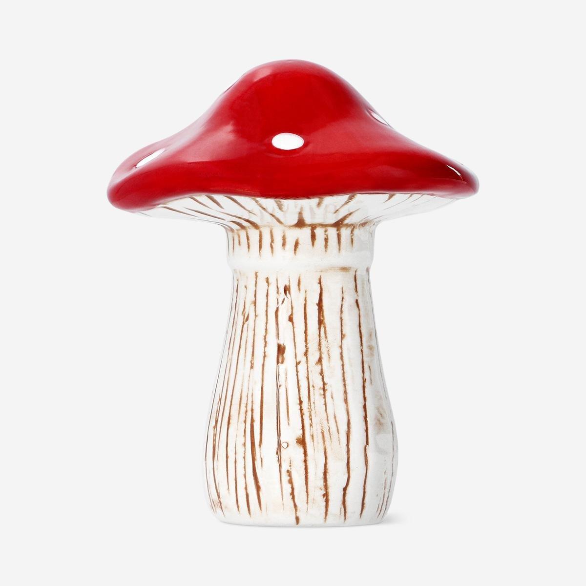 Multicolour Decorative Red Mushroom - 10 Cm