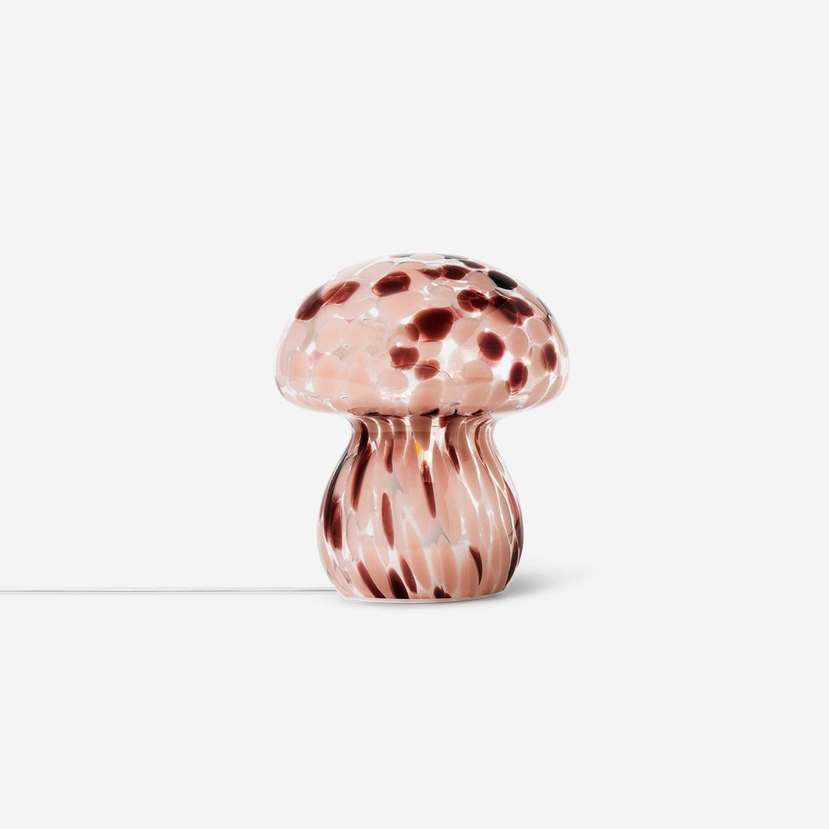 Multicolour Cosy Lamp - Glass Mushroom