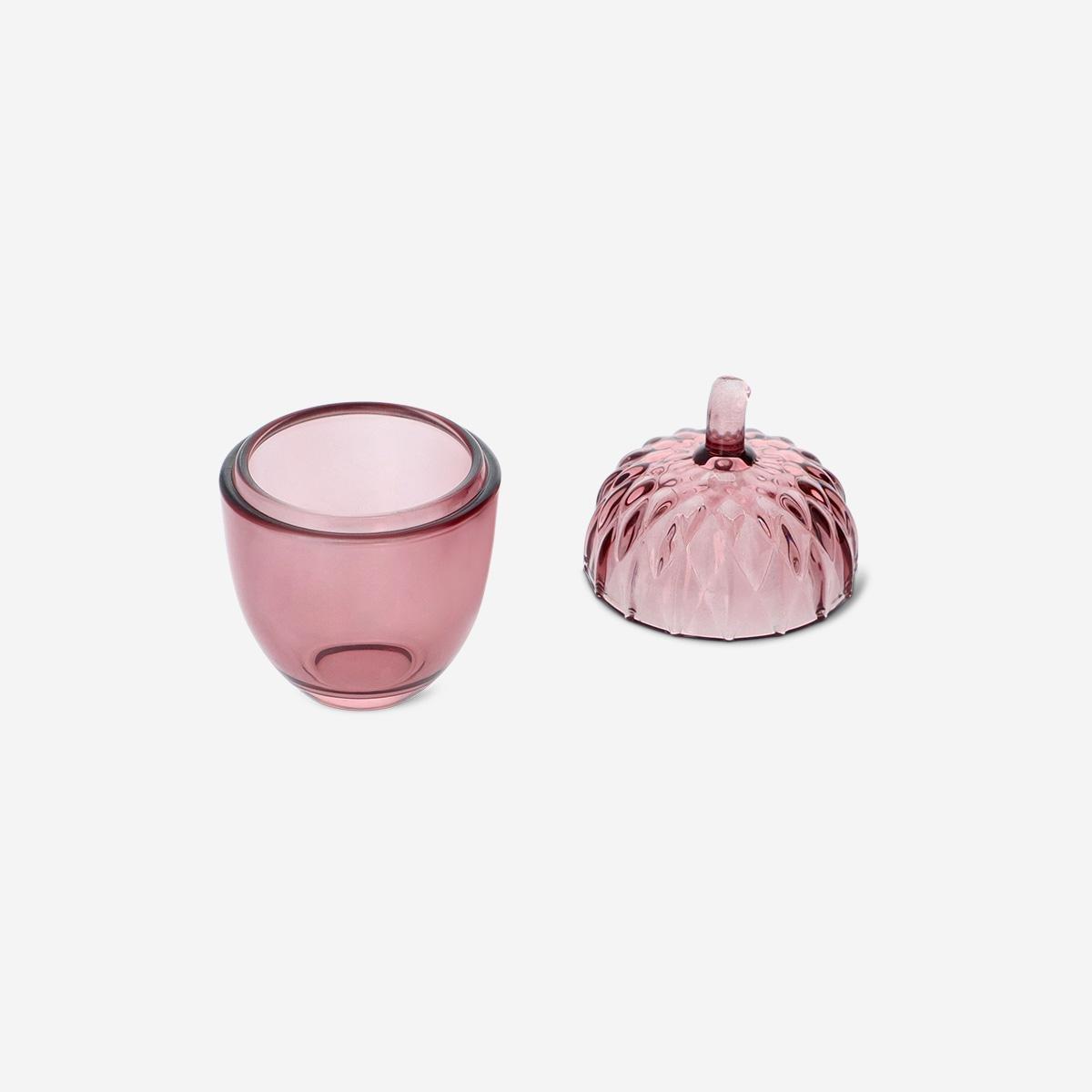 Purple Decorative Acorn Jar
