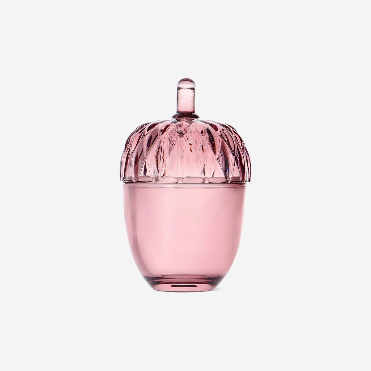 Purple Decorative Acorn Jar