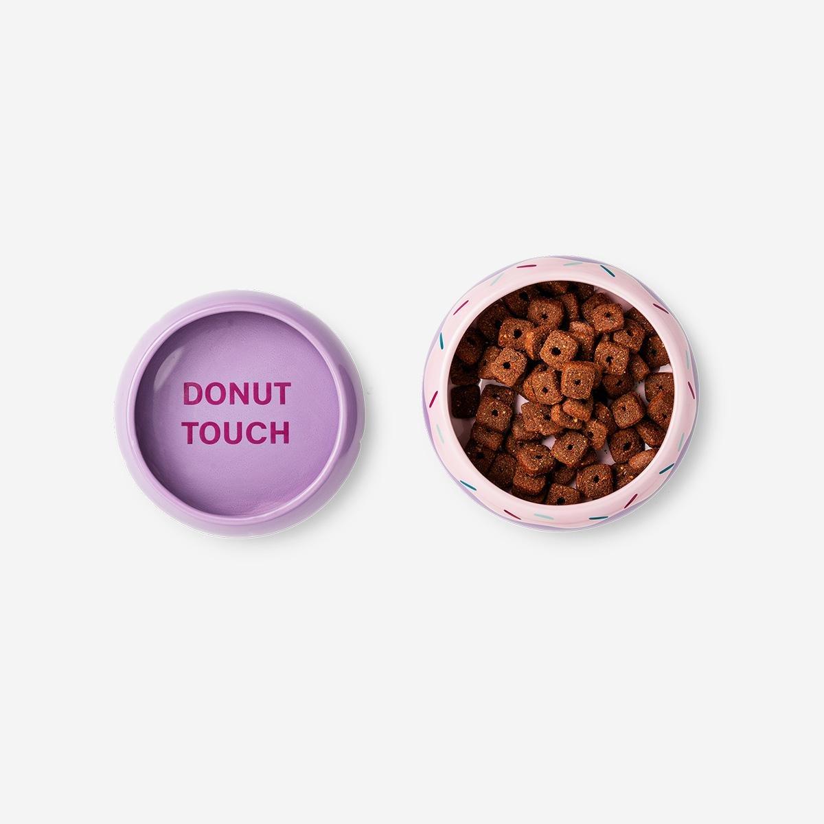 Multicolour Doughnut Pet Bowls Set