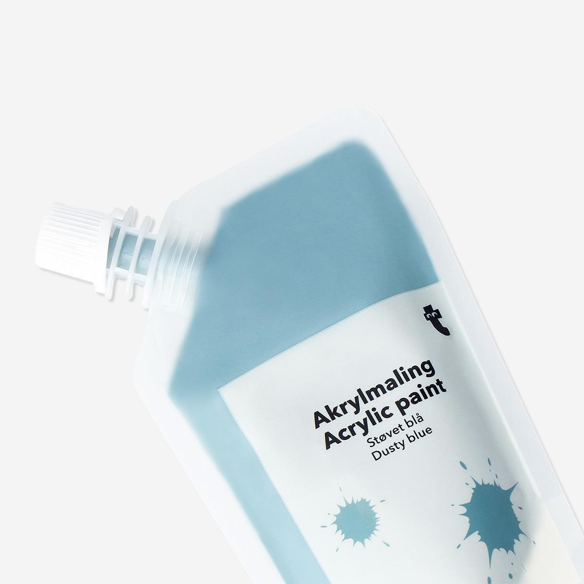 Blue Dusty Blue Acrylic Paint - 80 Ml