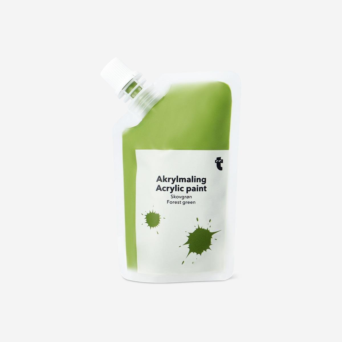 Green Forest Green Acrylic Paint - 80 Ml