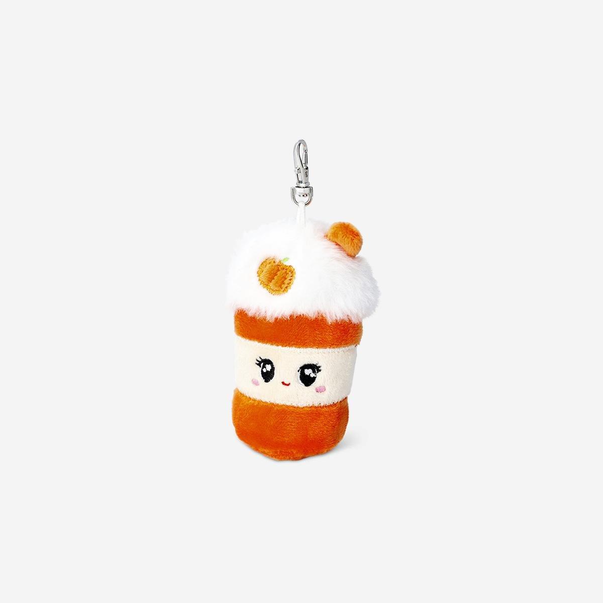 Orange Key Ring - Plush Pumpkin Spice Latte