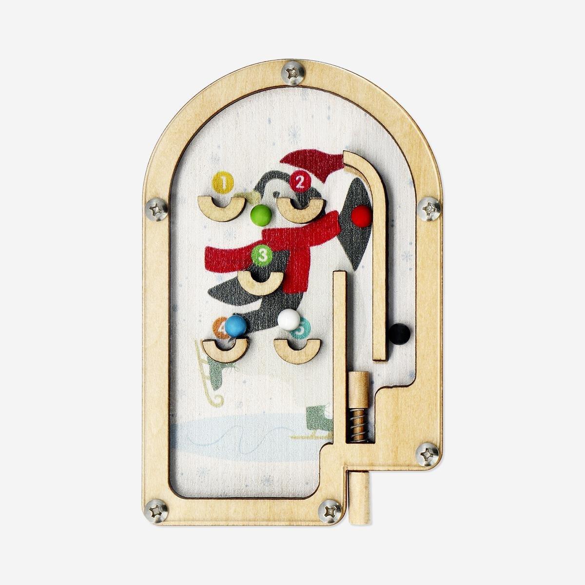 Multicolour Wooden Pinball Machine