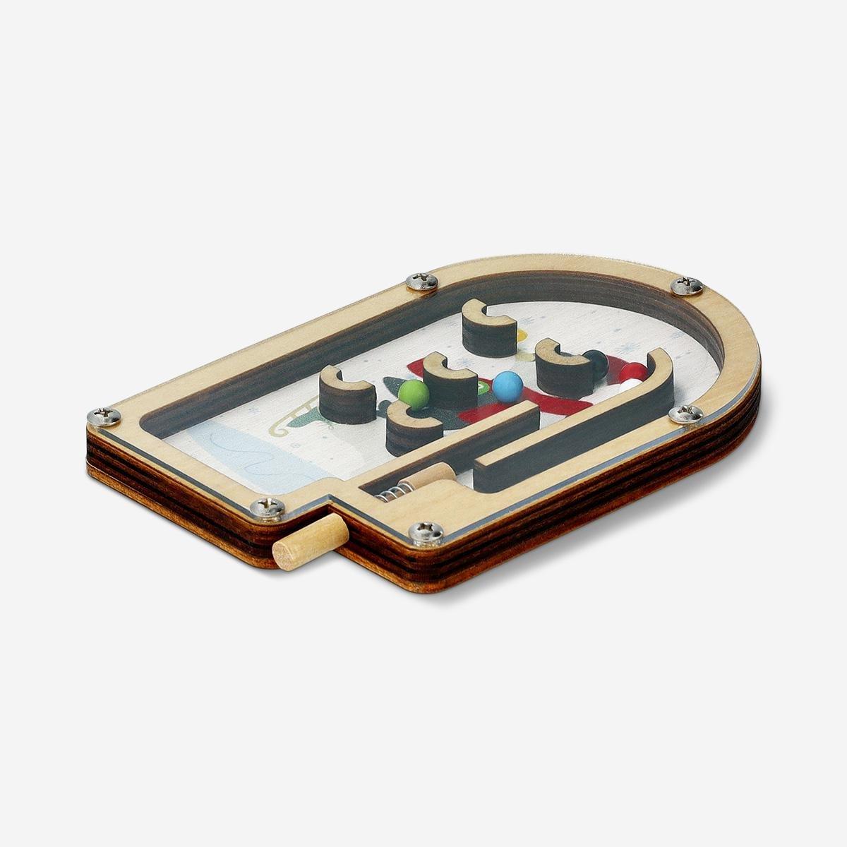 Multicolour Wooden Pinball Machine