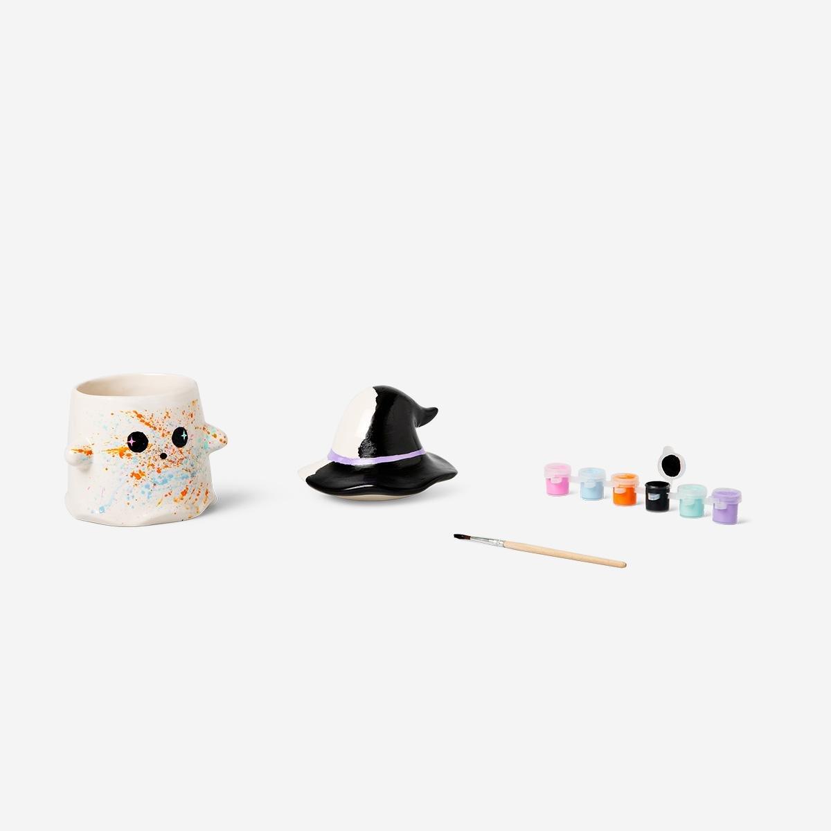 MULTI      DIY ghost mug with lid and paint