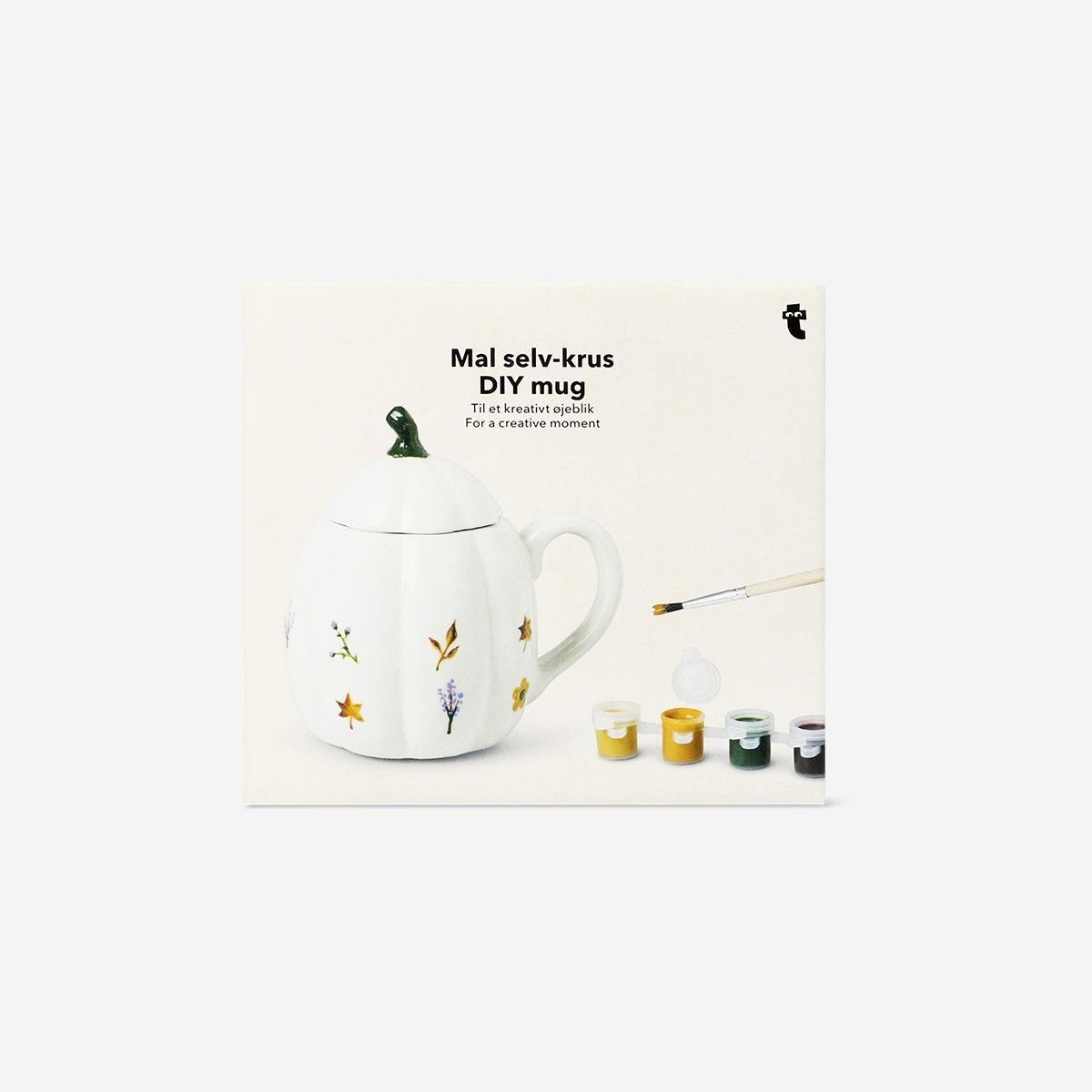Multicolour Diy Pumpkin Mug - 420 Ml
