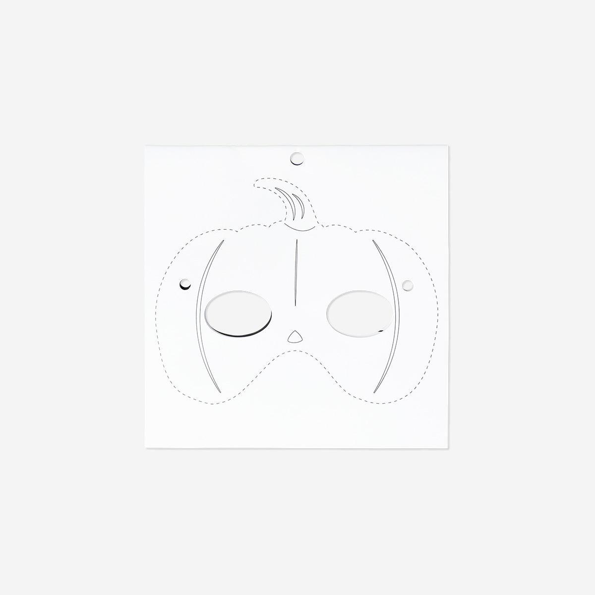 Multicolour Create Your Own Halloween Mask