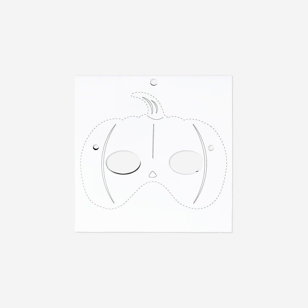 Multicolour Create Your Own Halloween Mask