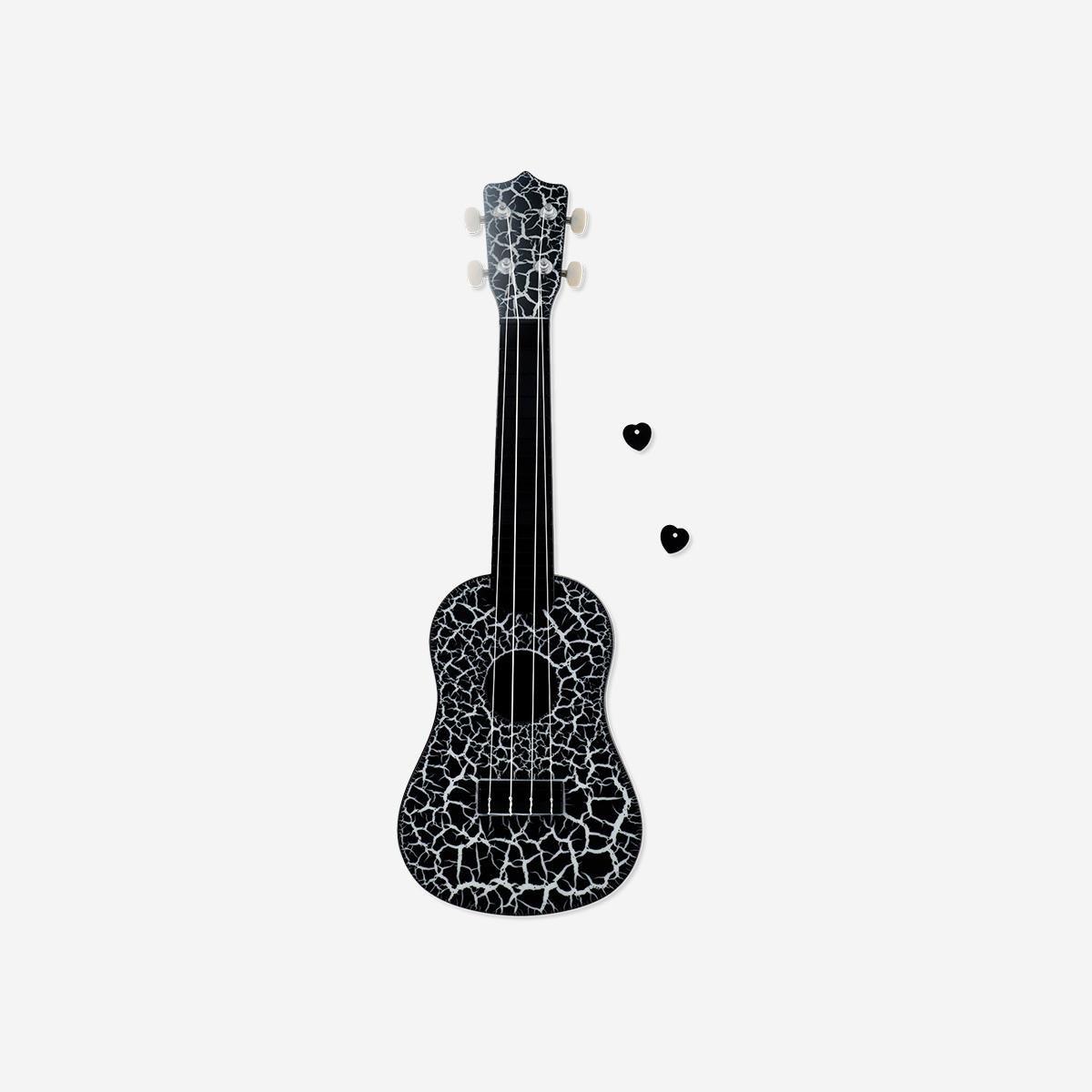 Black Glow In The Dark Ukulele