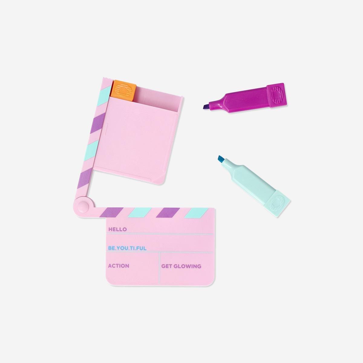 Multicolour Clipboard Highlighters - 3 Pcs