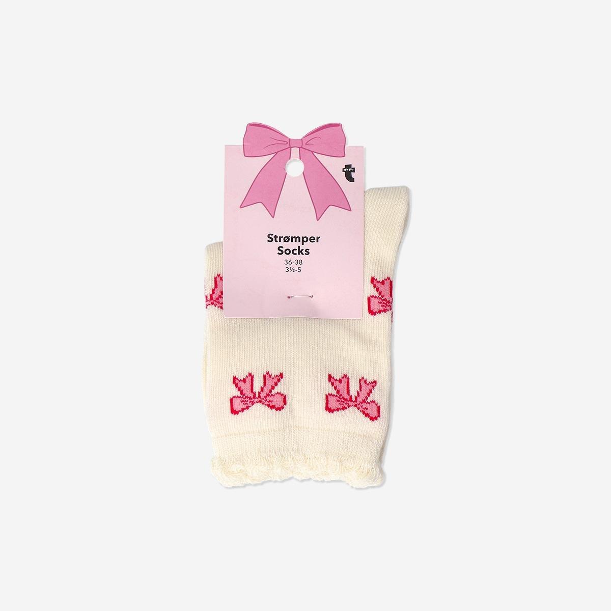 Multicolour Socks With Bows - Size 36/38
