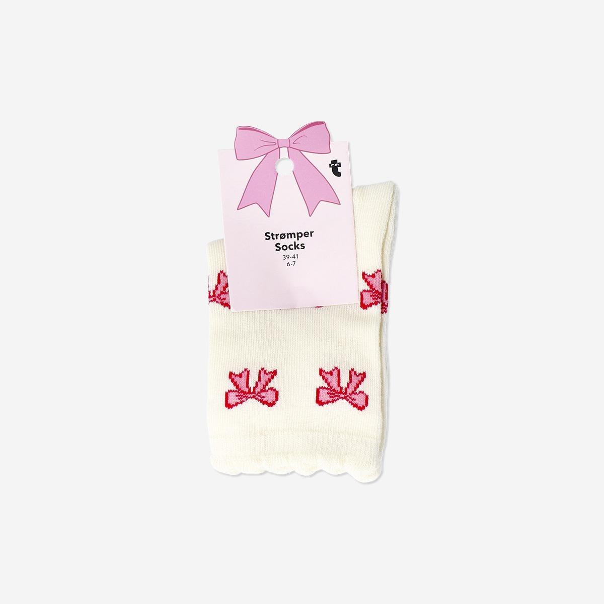 Multicolour Socks With Bows - Size 39/41