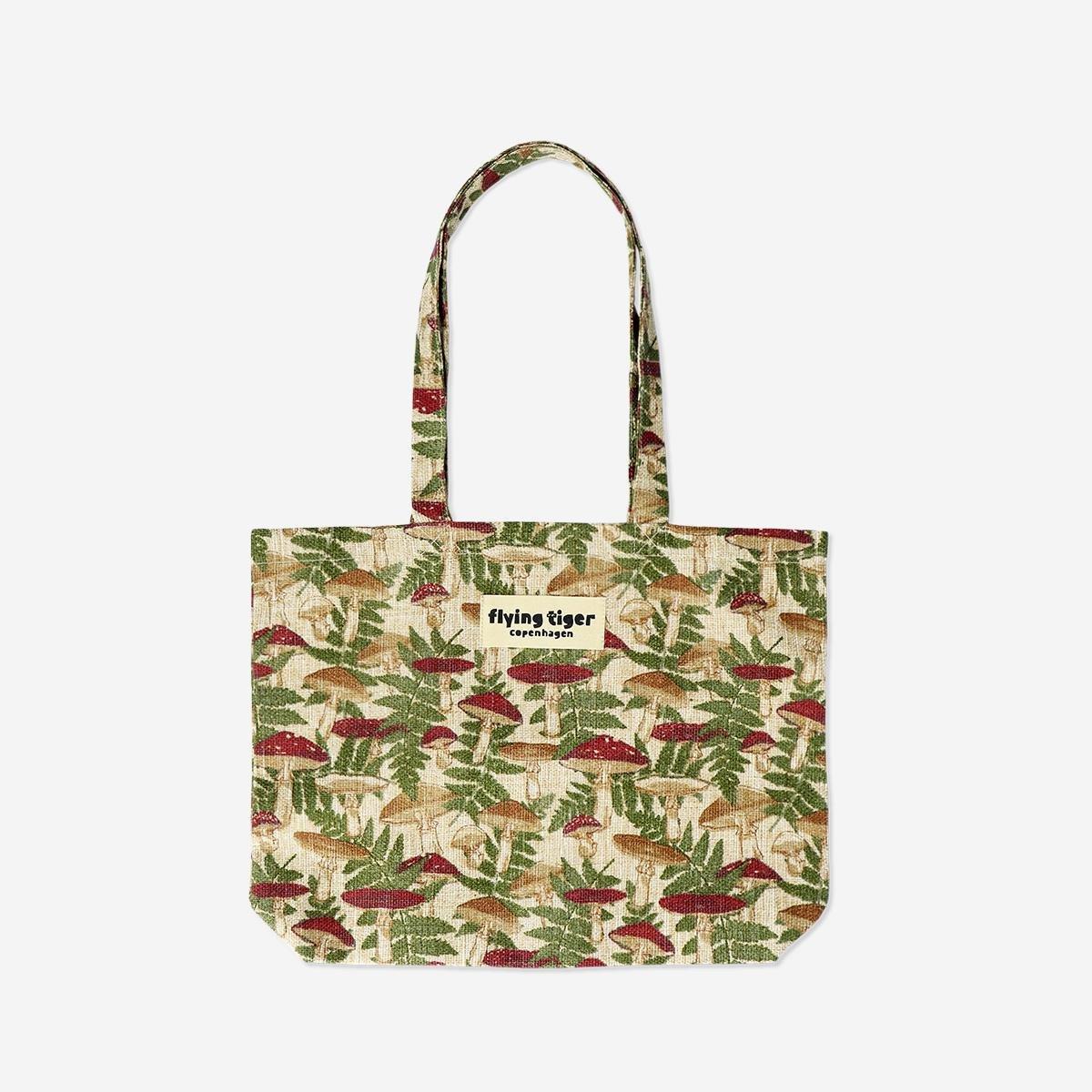Multicolour Mushroom Tote Bag