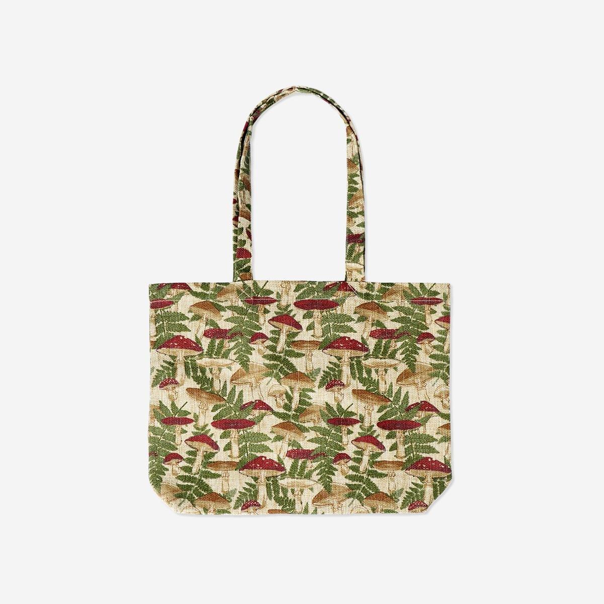 Multicolour Mushroom Tote Bag