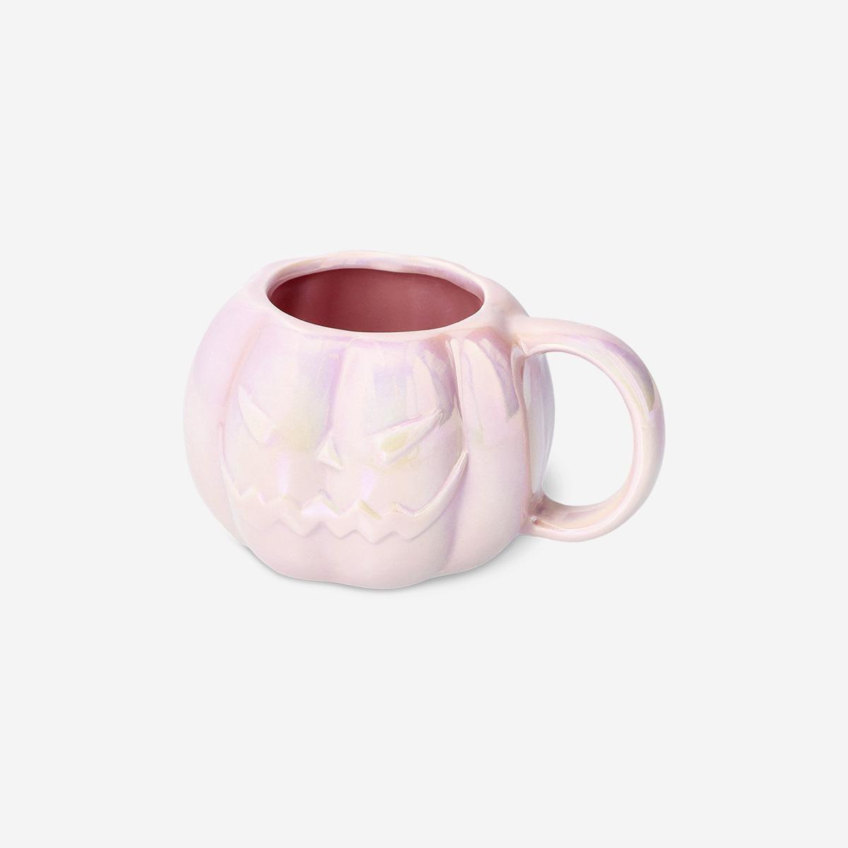 Multicolour Iridescent Pumpkin Mug - 330 Ml