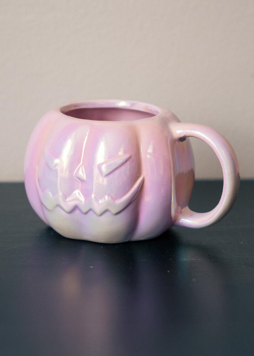 Multicolour Iridescent Pumpkin Mug - 330 Ml