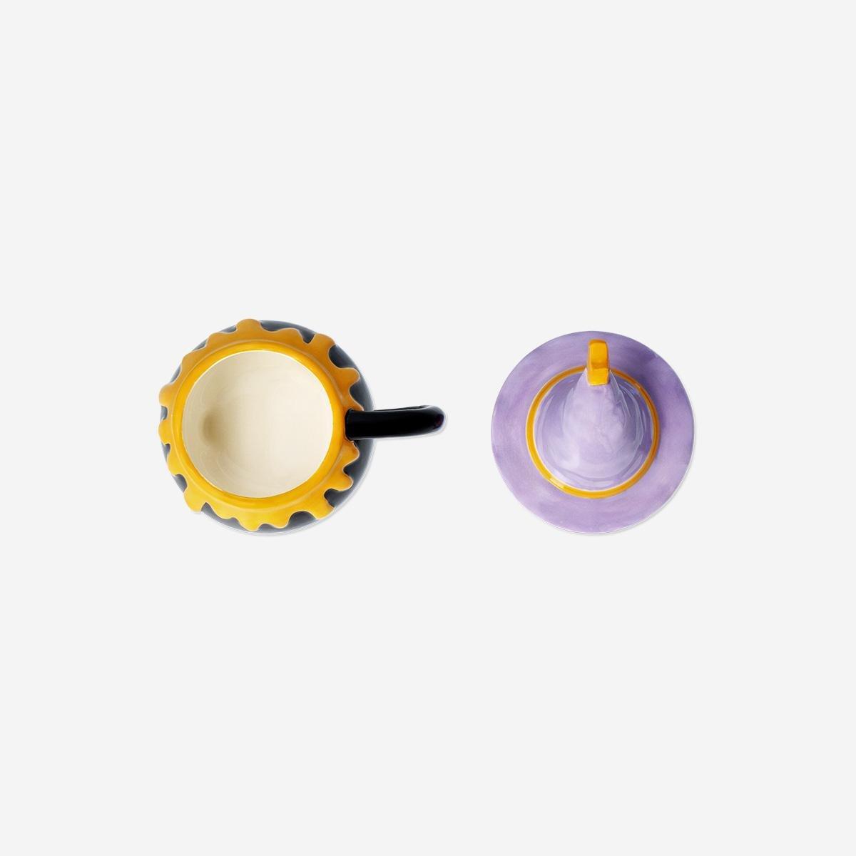 Multicolour Mug As Cauldron With Witch Hat - 400 Ml