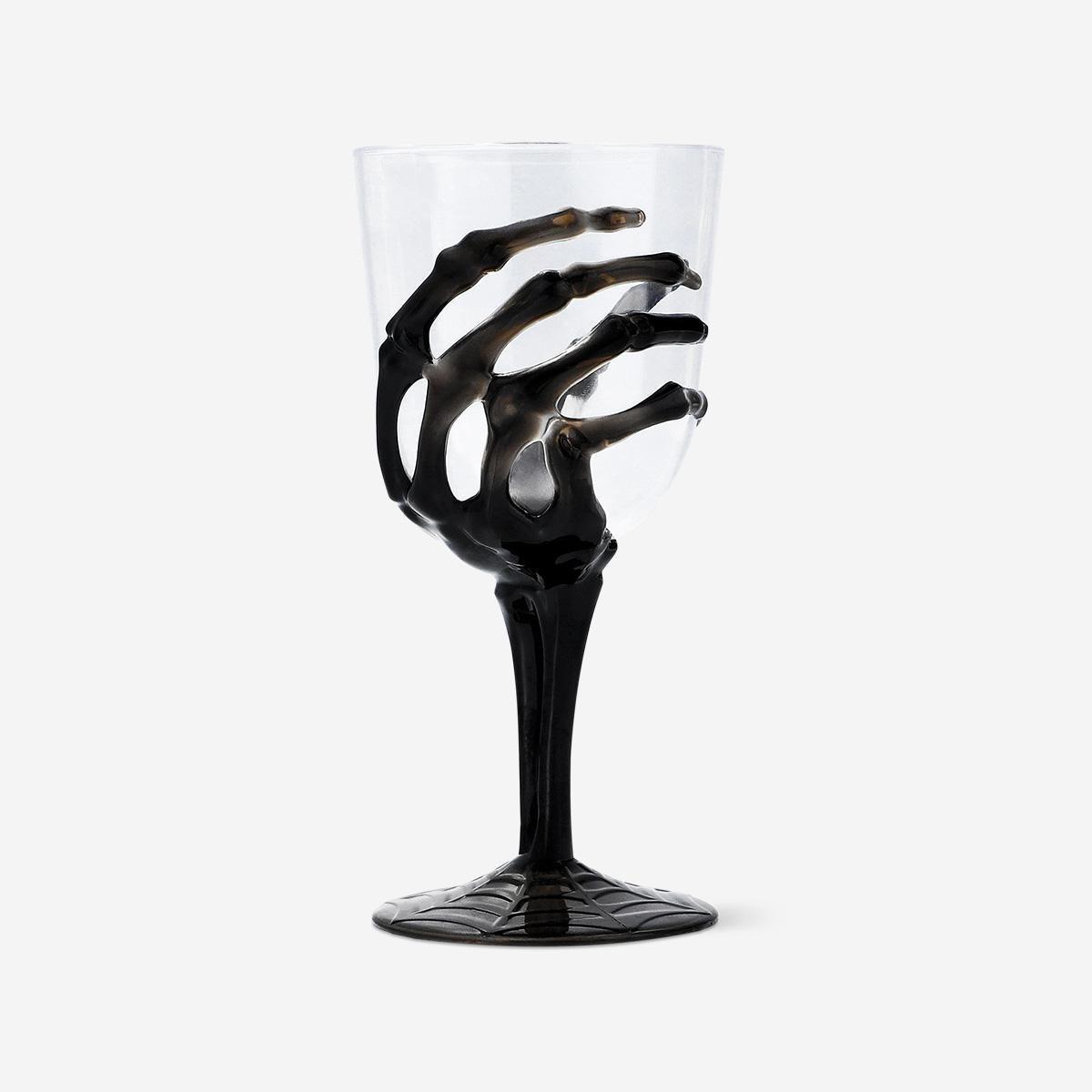 Black Skeleton Hand Cup - 350 Ml