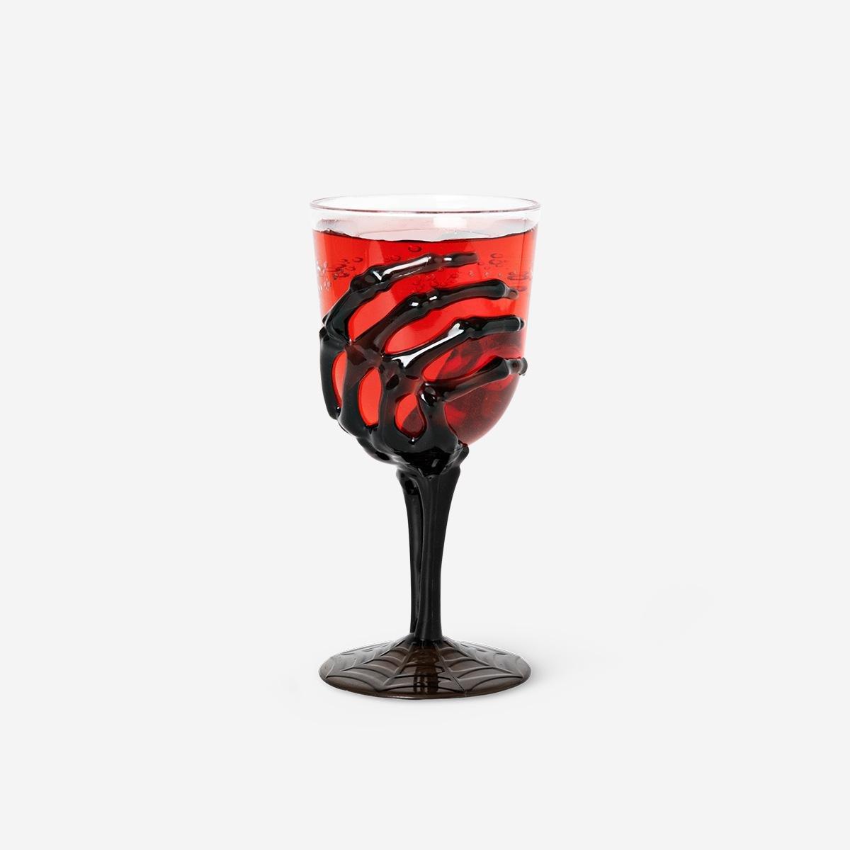 Black Skeleton Hand Cup - 350 Ml