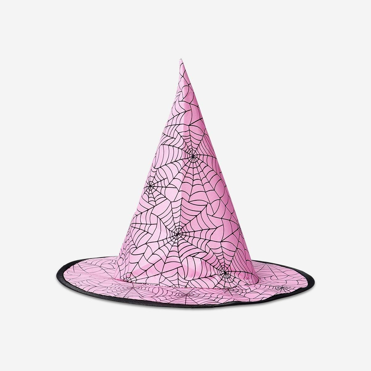 PINK       Pink witchs hat for kids - 4 to 8 years