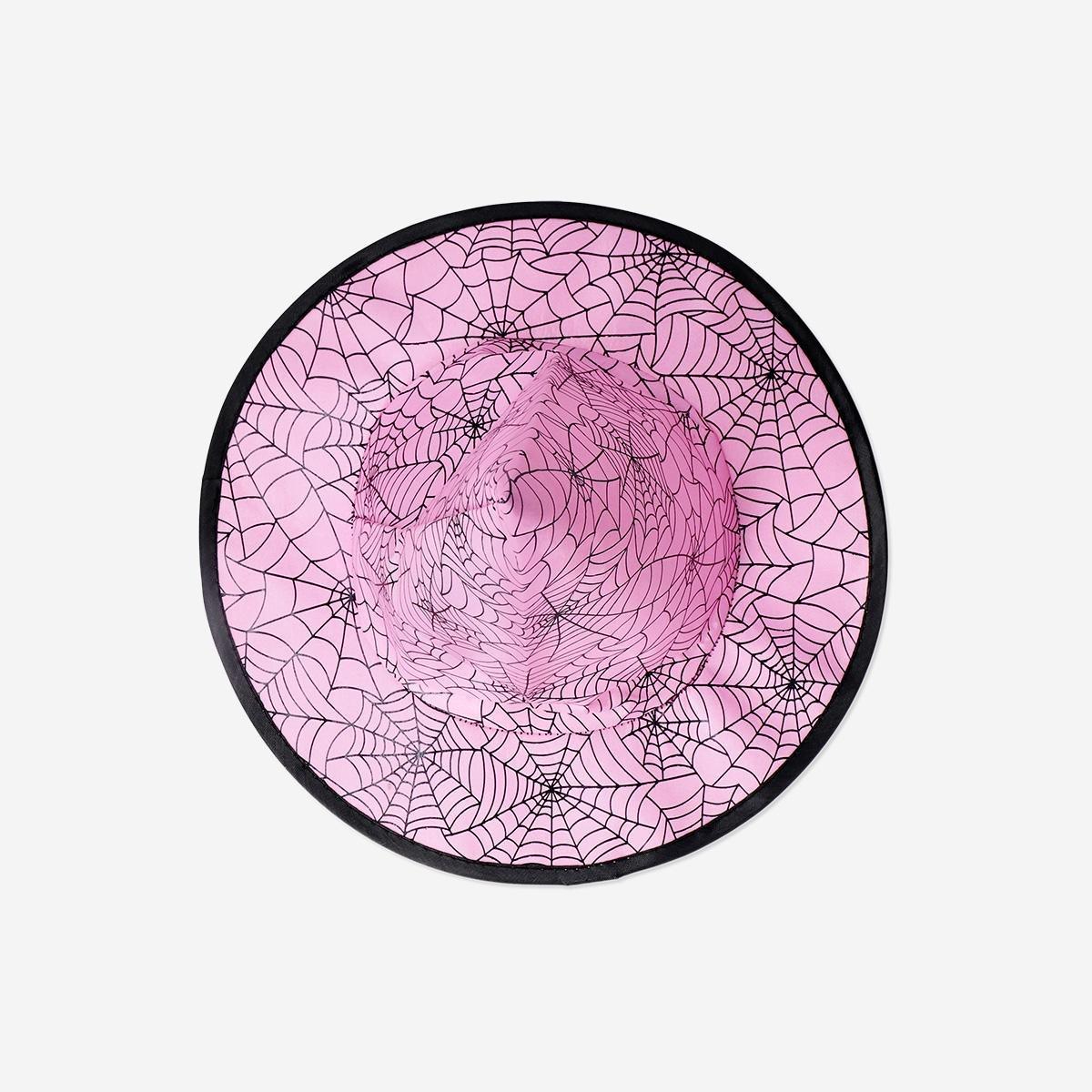 PINK       Pink witchs hat for kids - 4 to 8 years