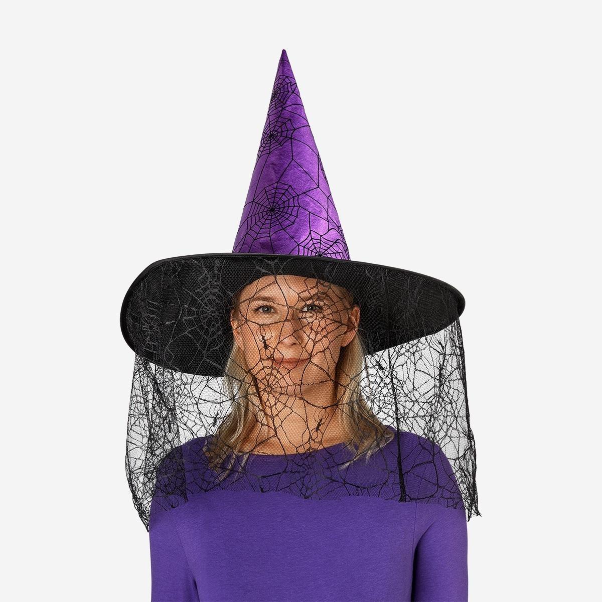 Purple Witch's Hat - For Adults