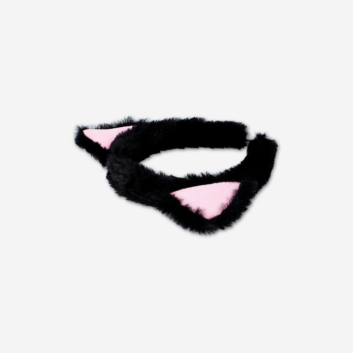 Multicolour Black Cat Ears Hairband For Kids - 4 To 8 Years