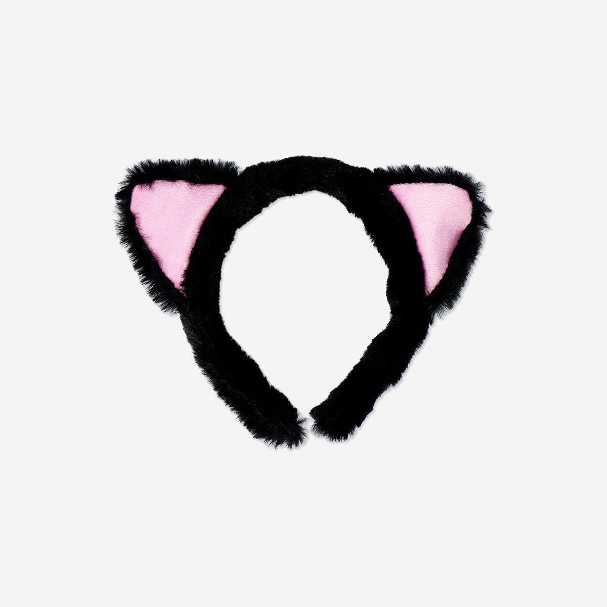 Multicolour Black Cat Ears Hairband For Kids - 4 To 8 Years