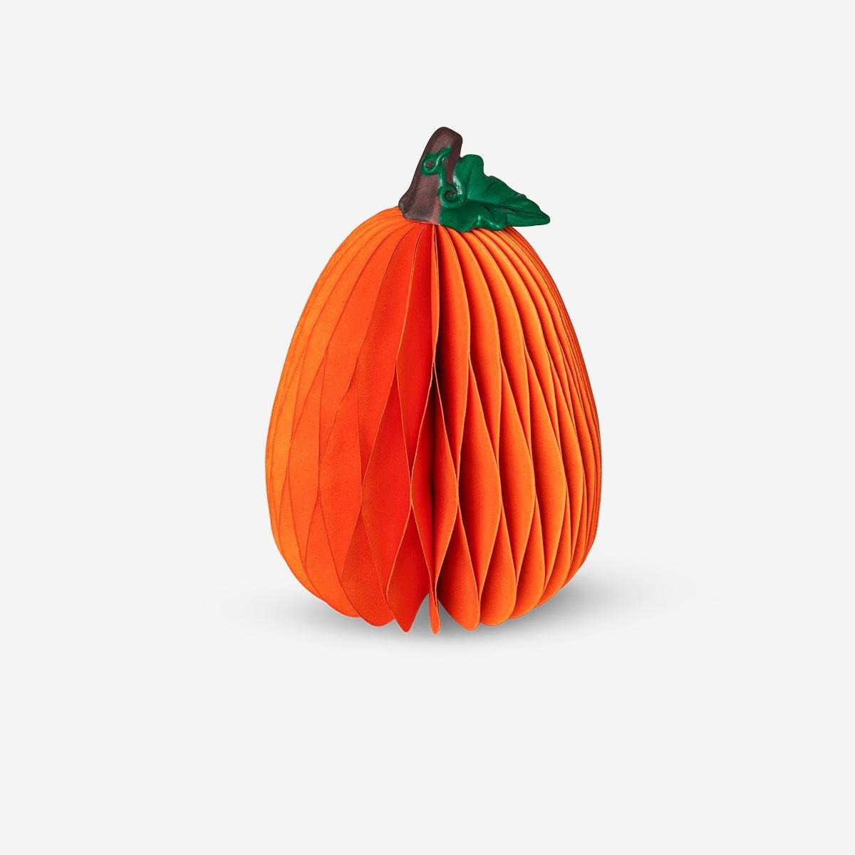 Orange Decorative Fold Out Pumpkin - 15 Cm