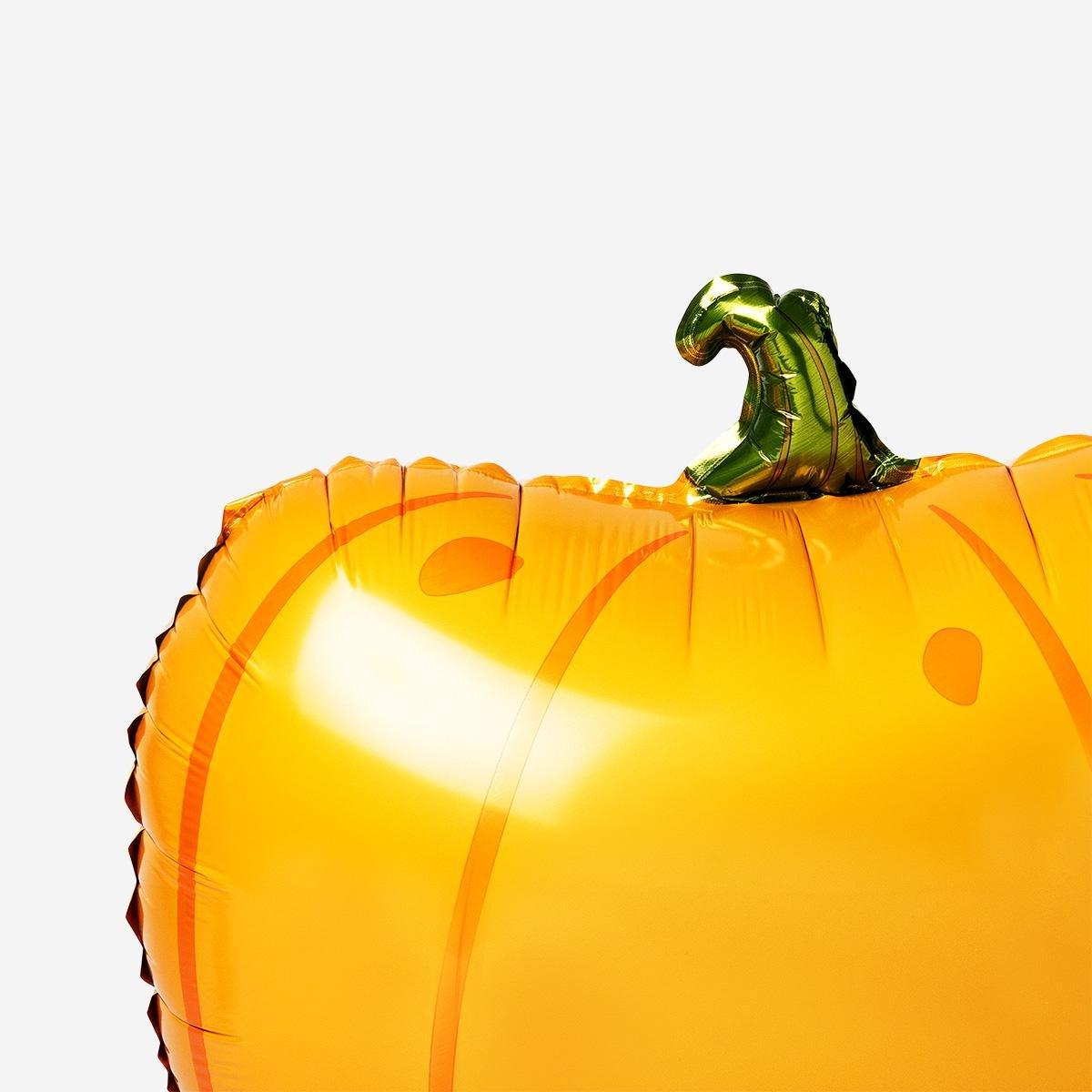 Orange Pumpkin Foil Balloon - 37 Cm