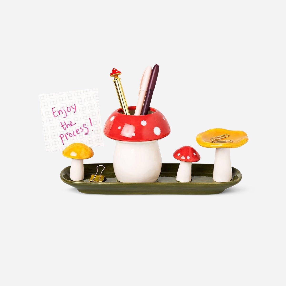Multicolour Pen Pot And Memo Holder