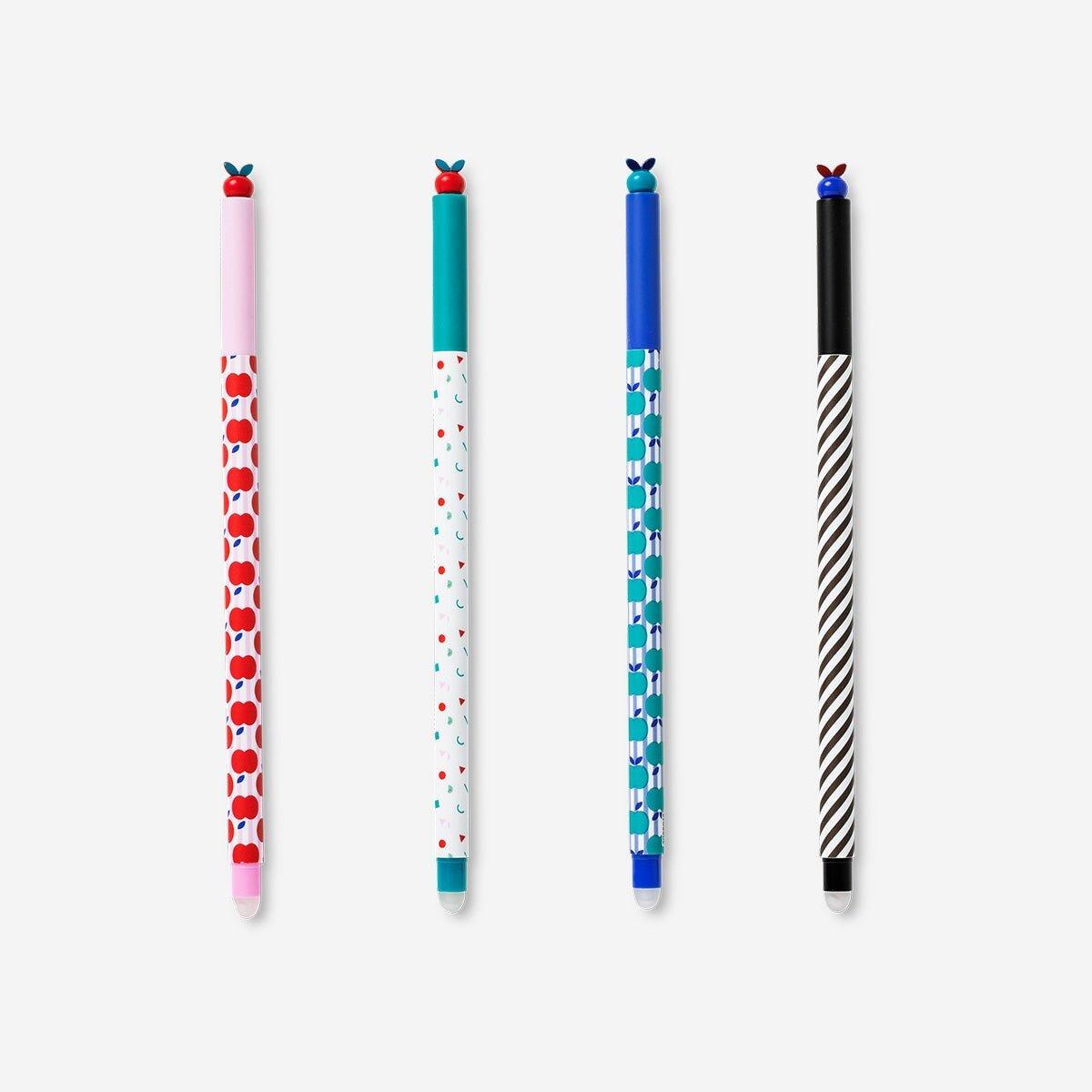 Multi Erasable Gel Pens 4 Pcs