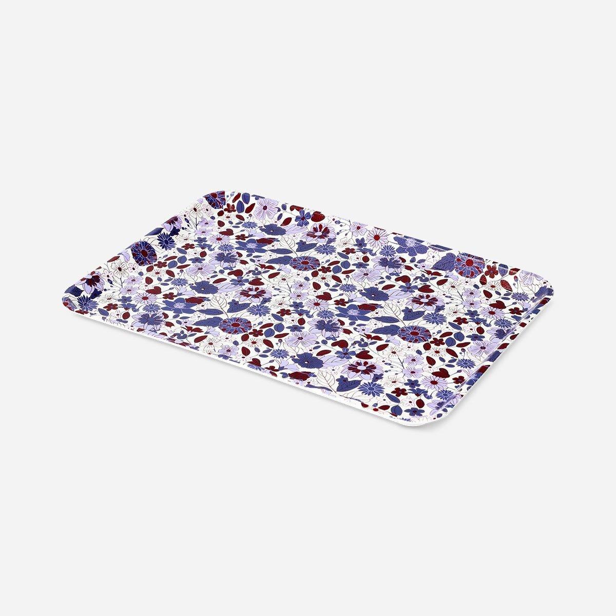 Multicolour Tray With Fall Print 30.7X21.8 Cm