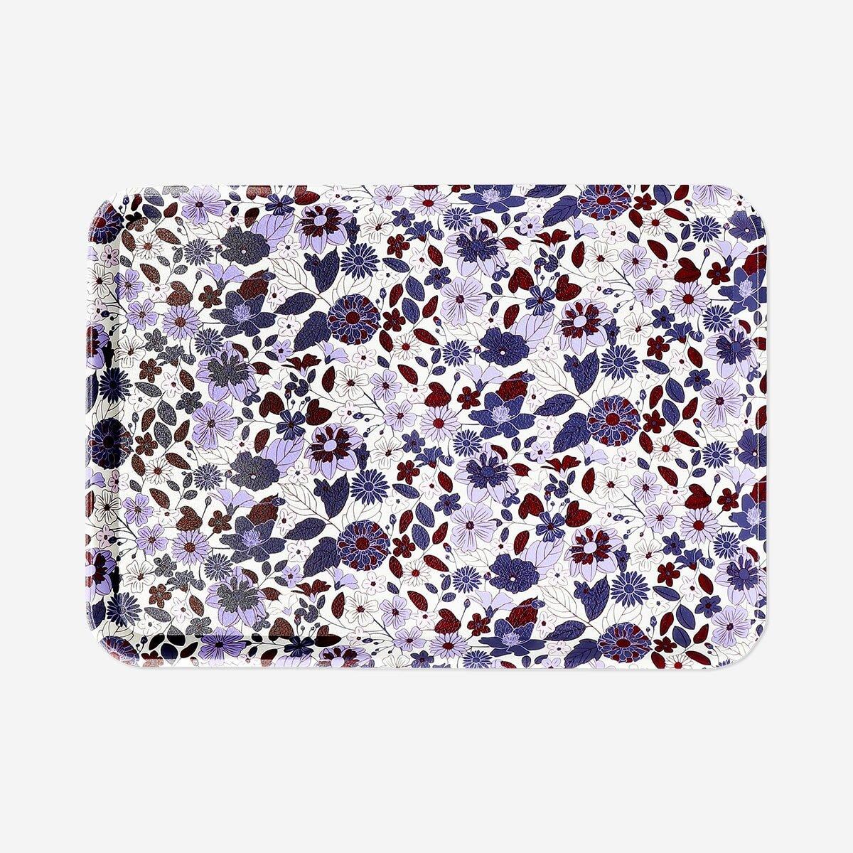 Multicolour Tray With Fall Print 30.7X21.8 Cm