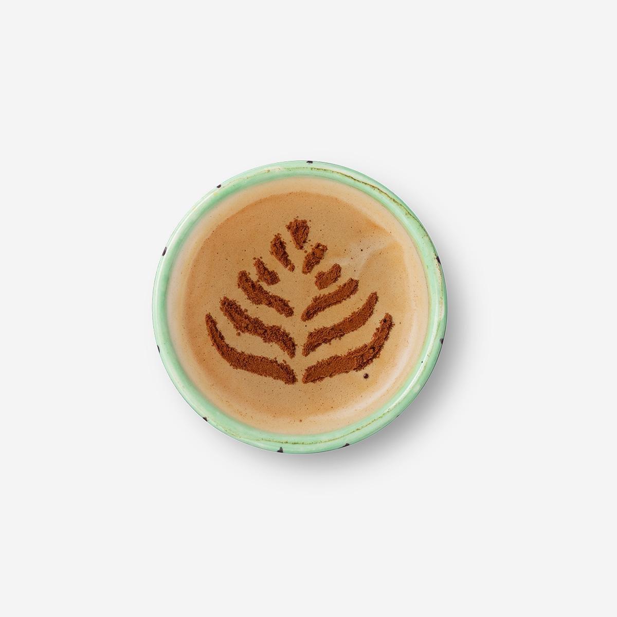 Gold Coffee Stencils As Pumpkin And Leaf - 2 Pcs