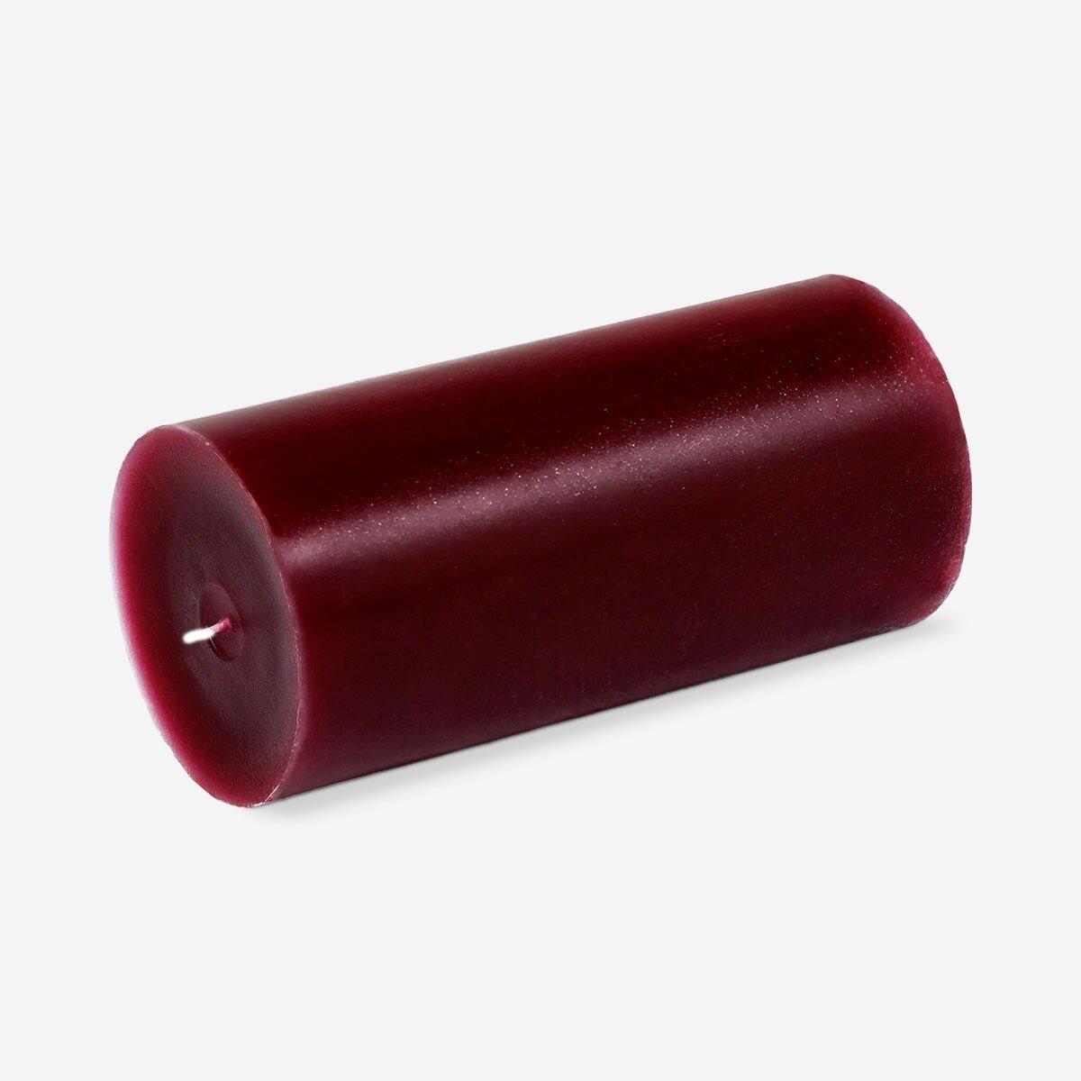 Red Burgundy Dinner Candle - 12 Cm
