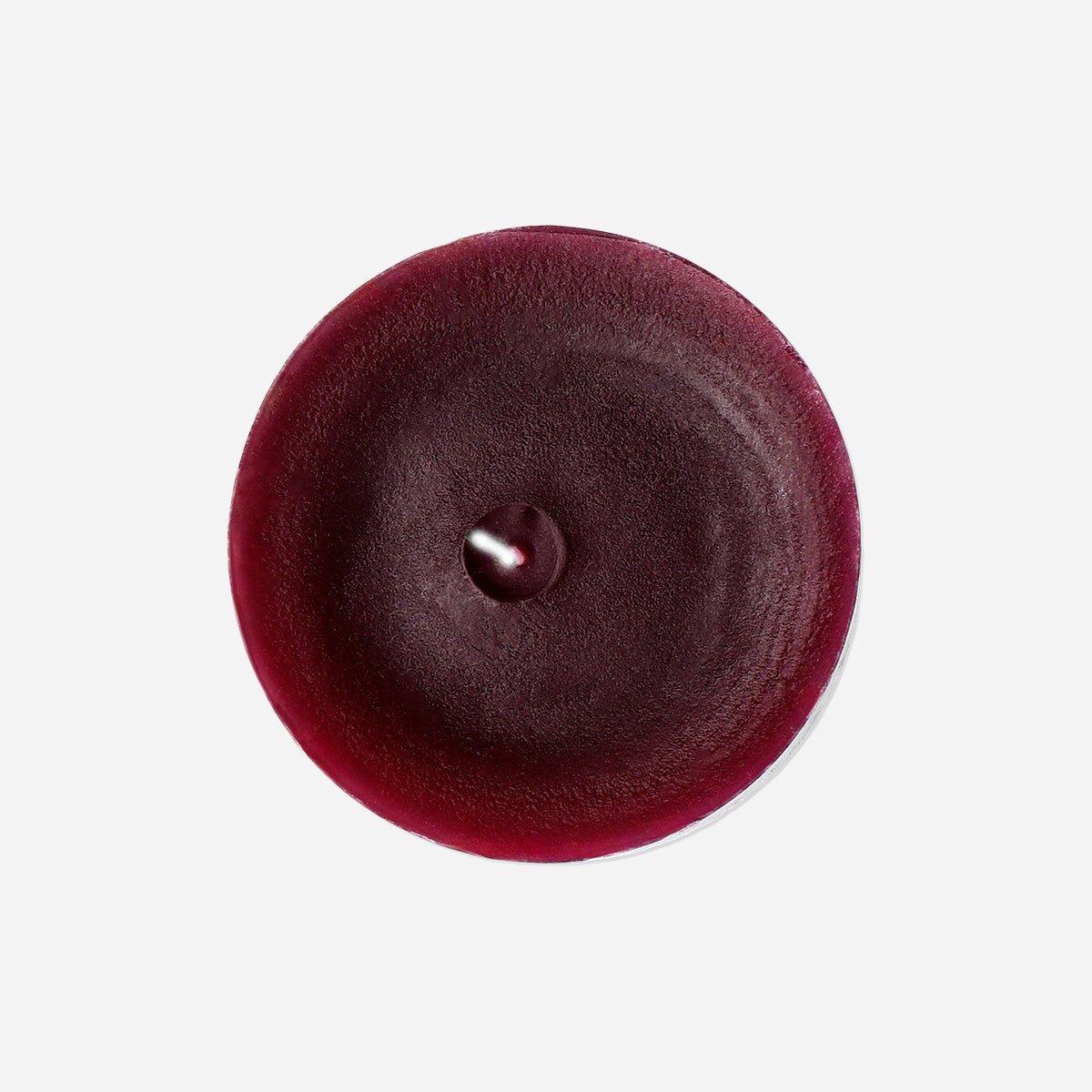 Red Burgundy Dinner Candle - 8 Cm