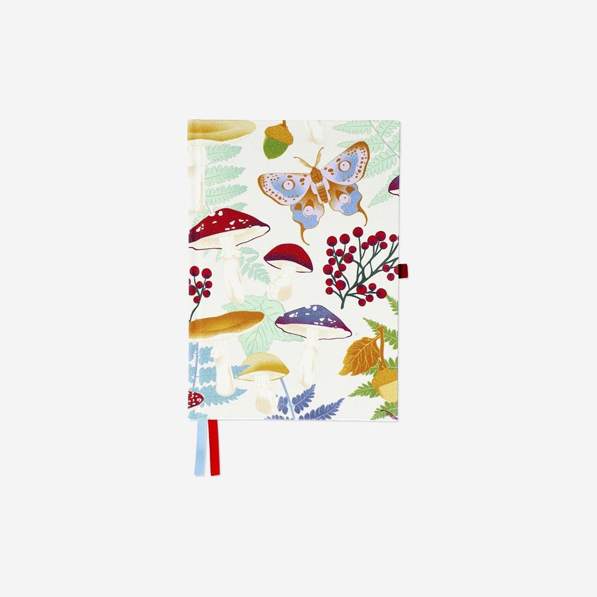 Multicolour A5 Bullet Planner With Mushroom Print