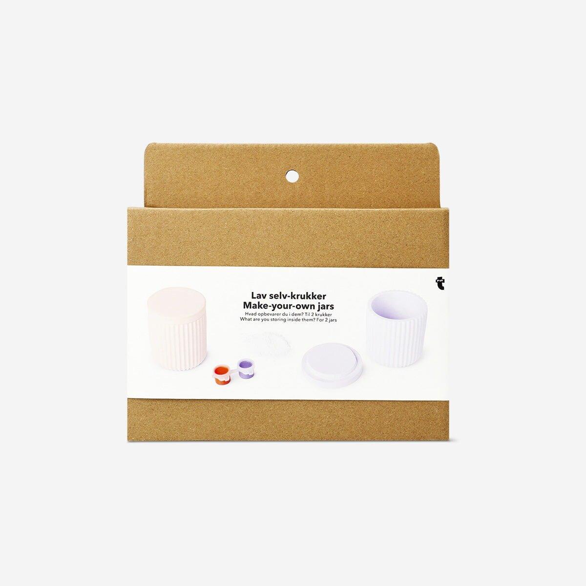Multicolour Plaster Casting Jar Kit