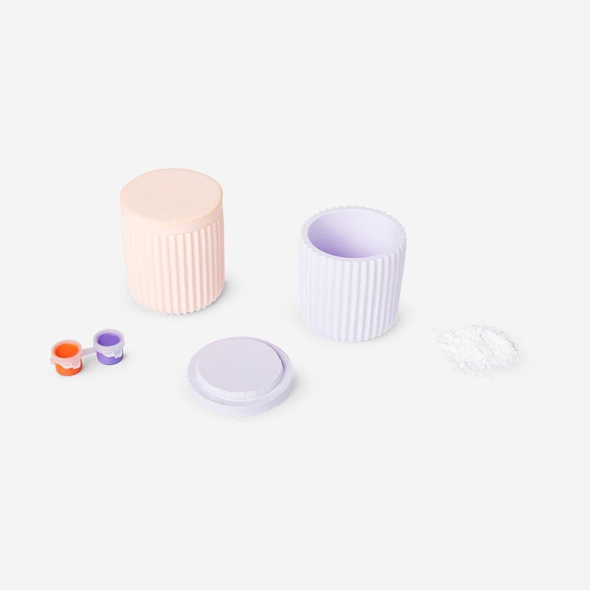 Multicolour Plaster Casting Jar Kit
