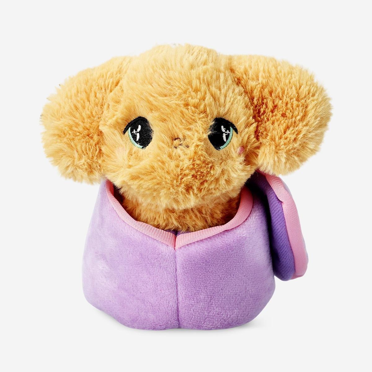 Soft Toy - Brown Dog In Bag