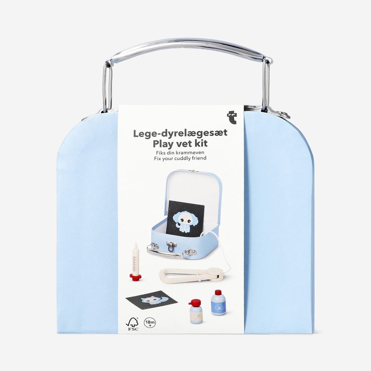 Multicolour Veterinarian Wooden Playset