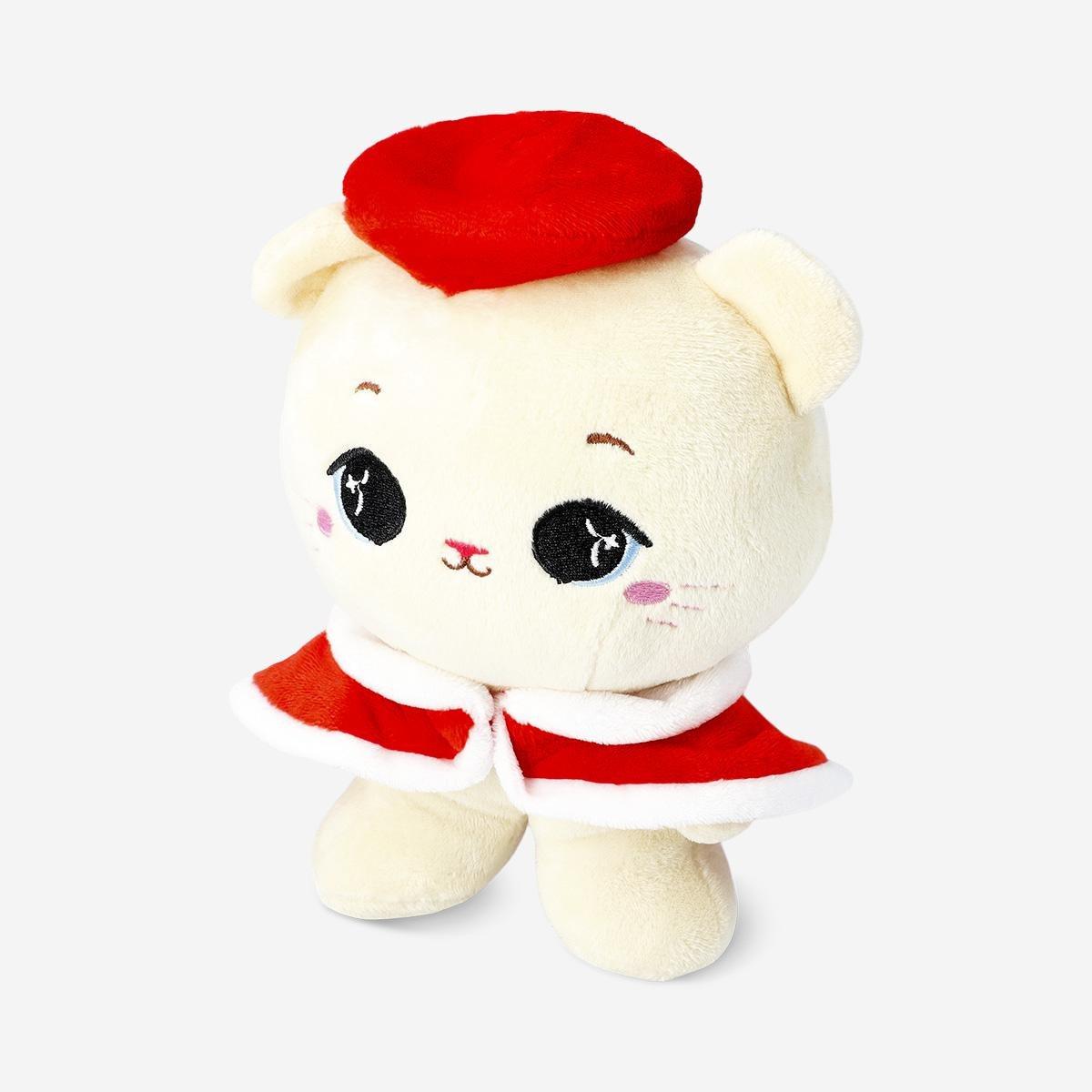 Multicolour Plush Toy - Cat Dressed For Winter