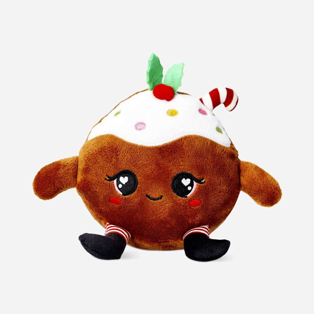 Brown Plush Toy - Christmas Pudding