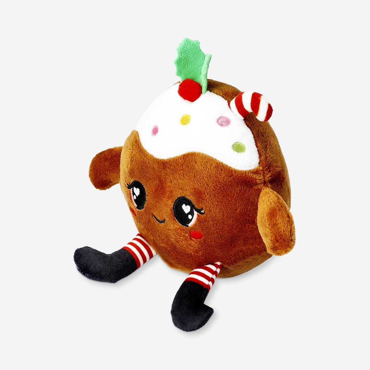 Brown Plush Toy - Christmas Pudding