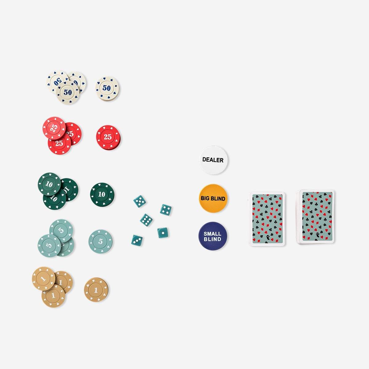 Multicolour Poker Set