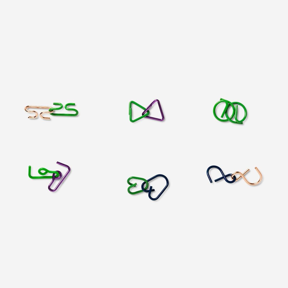 Multicolour Iq Puzzles Set