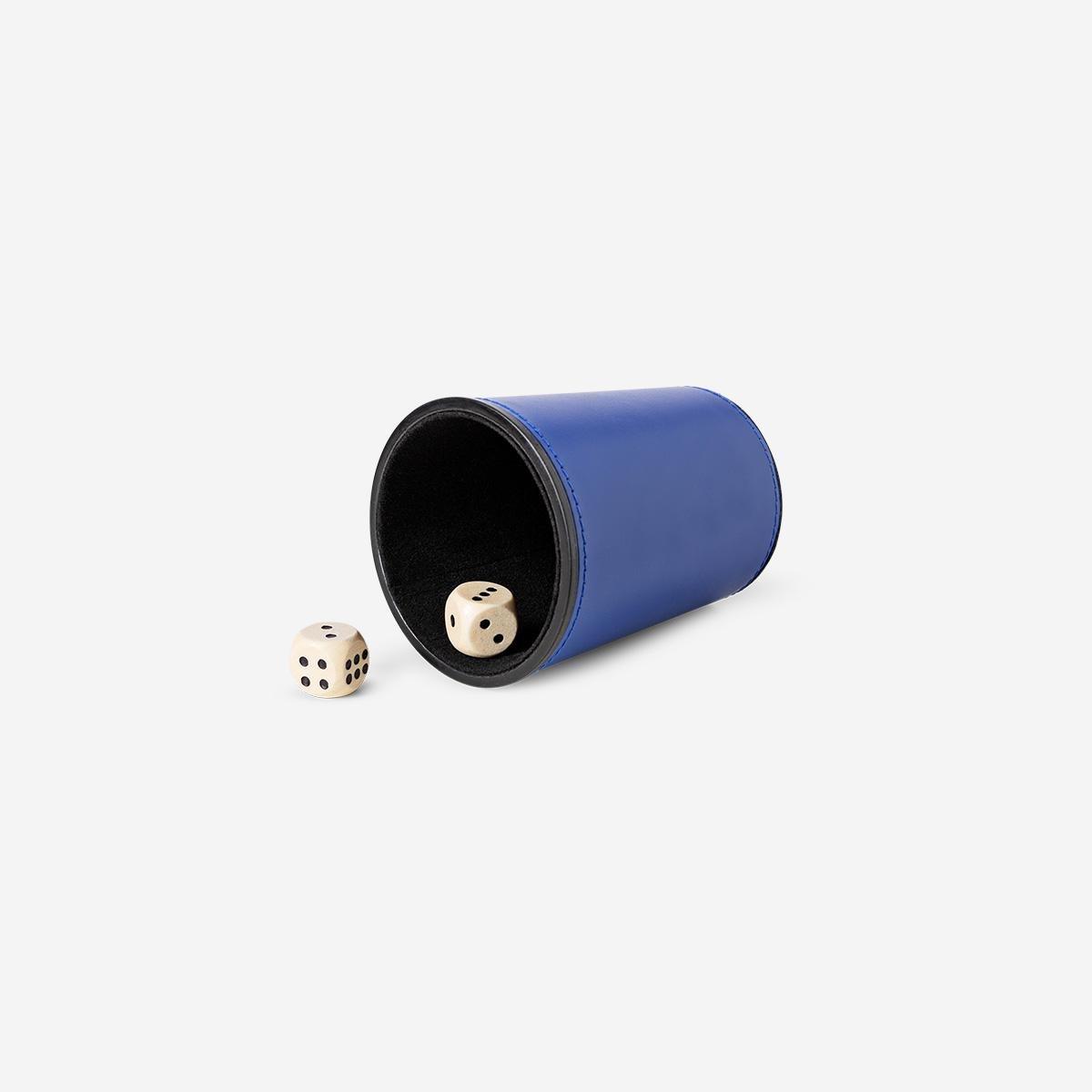 Blue Dice With Cup Set - 3 Pcs